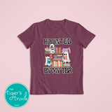 Halloween Shirt | Bookish Graphic Tee | Haunted By My TBR | Short-Sleeve Shirt