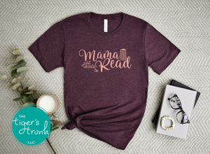 WHOLESALE and EMPLOYEES | The Burrow Bookstore | Mama Wants to Read | Short-Sleeve T-Shirt | Leeds, AL