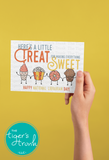 Librarian Appreciation Week Card | Here's a Little Treat for Making Everything Sweet | Instant Download | Printable Card