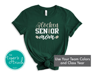 Senior Shirt | Hockey Shirt | Hockey Senior Mom | Class of 2024 | Short-Sleeve Shirt