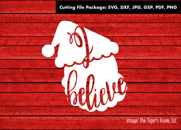 I Believe | Instant Download | Christmas Cutting Files
