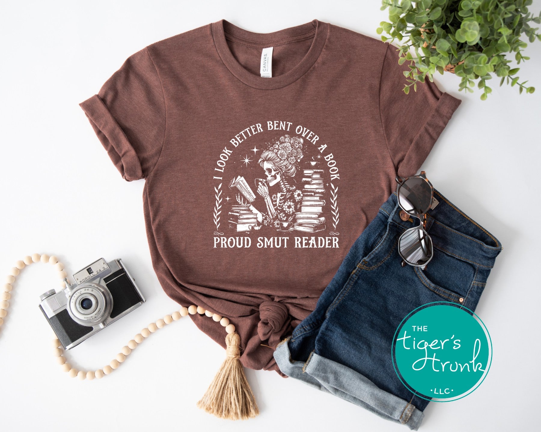 I Look Better Bent Over a Book shirt with proud smut reader graphic, funny romance book lover tee in long sleeve or short sleeve styles