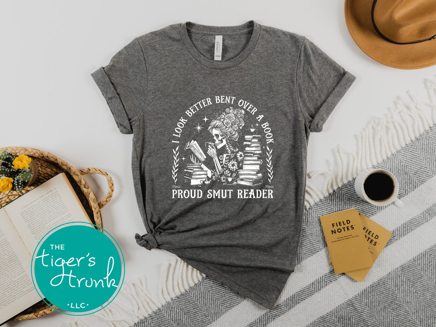 I Look Better Bent Over a Book shirt with proud smut reader graphic, funny romance book lover tee in long sleeve or short sleeve styles