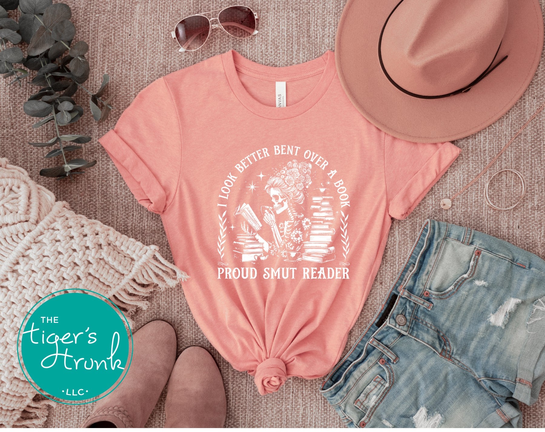 I Look Better Bent Over a Book shirt with proud smut reader graphic, funny romance book lover tee in long sleeve or short sleeve styles