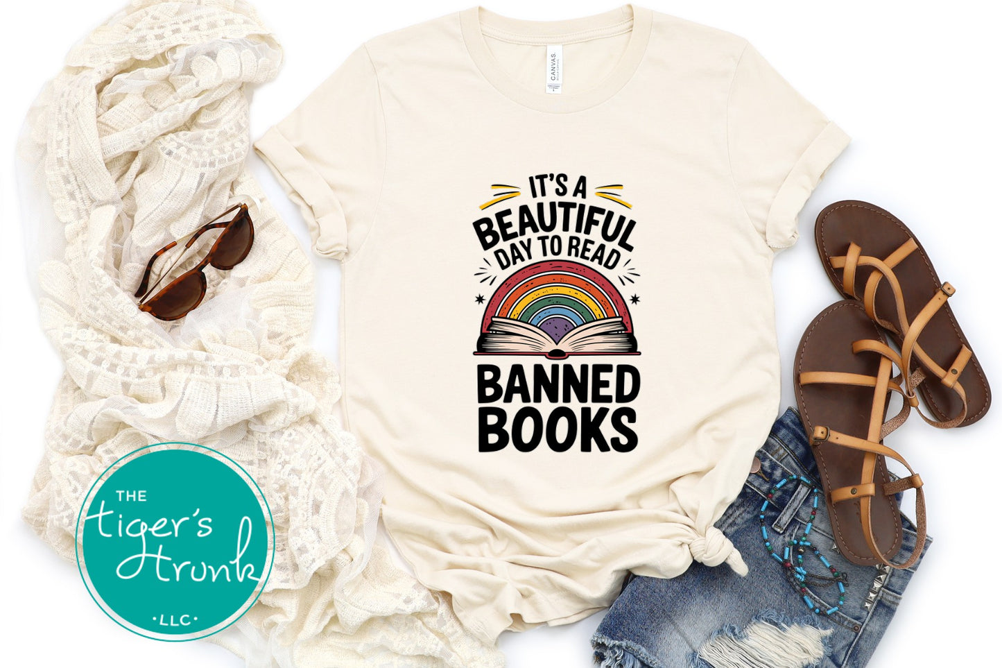 EMPLOYEES ONLY It’s a Beautiful Day to Read Banned Books Shirt