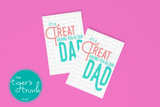 Father's Day Card | It's a Treat Having You as Our Dad | Instant Download | Printable Card