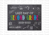 Last Day of 2nd Grade Printable Sign