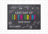 Last Day of 5th Grade Printable Sign