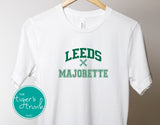 Leeds Greenwave Fan Gear | Band Shirt | Greenwave Majorette | Short-Sleeve Shirt