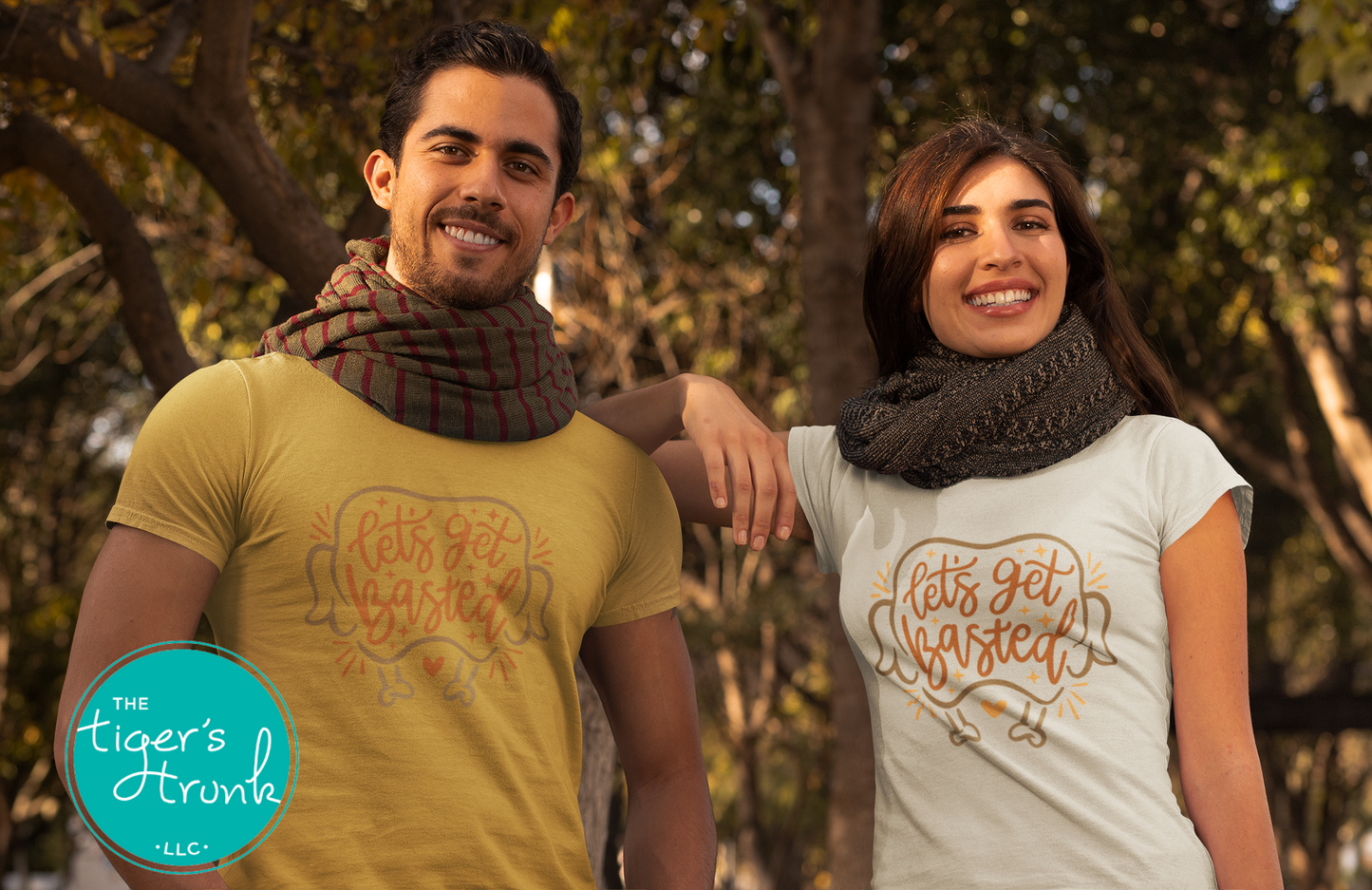 funny thanksgiving shirt lets get basted, retro turkey day tee, friendsgiving host gift, cozy fall holiday outfit