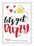 Valentines Day Cards | Honey Bee Cards | Instant Download | Printable Cards