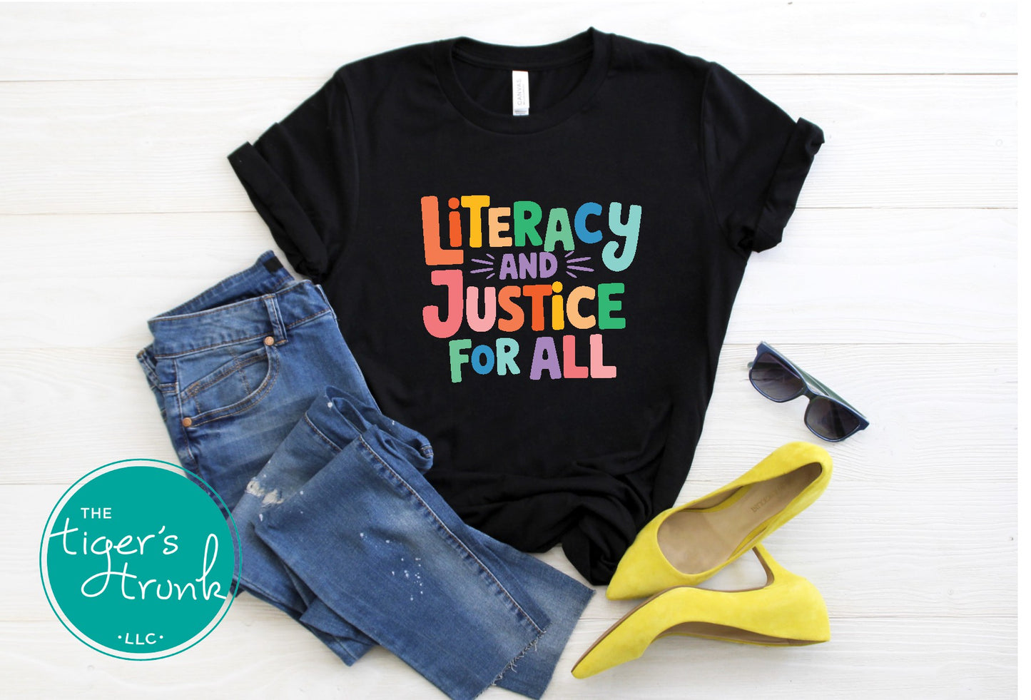 EMPLOYEES ONLY Literacy and Justice for All Shirt