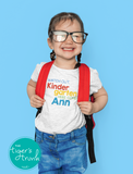 Back to School Shirt | Watch Out Kindergarten Here Comes | Short-Sleeve Shirt