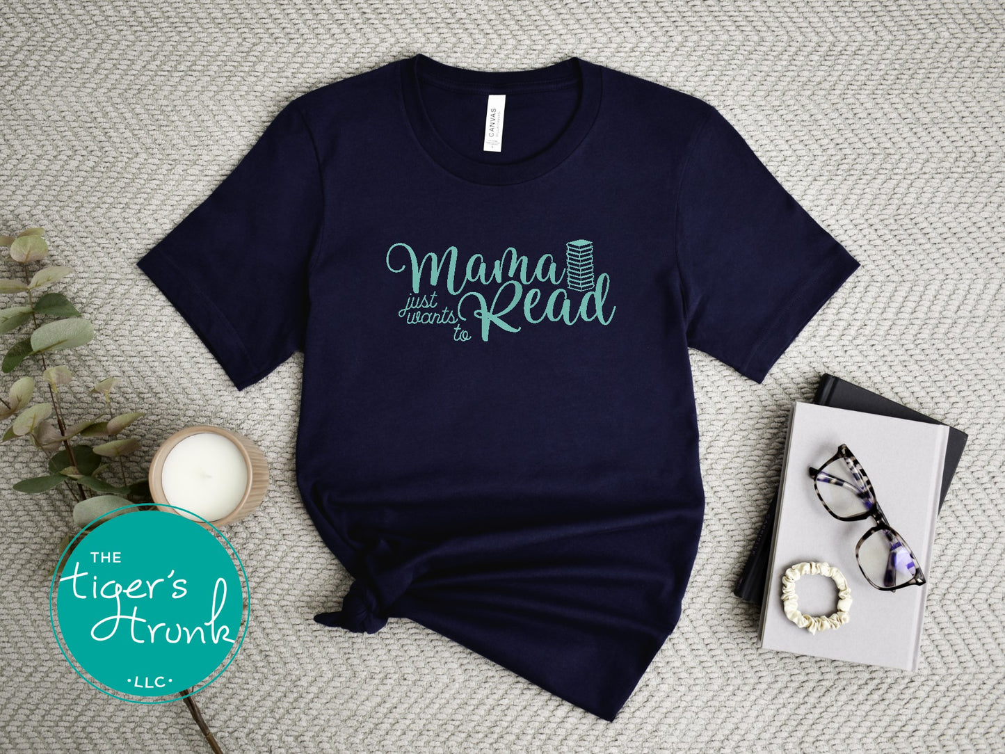 WHOLESALE and EMPLOYEES | The Burrow Bookstore | Mama Wants to Read | Short-Sleeve T-Shirt | Leeds, AL