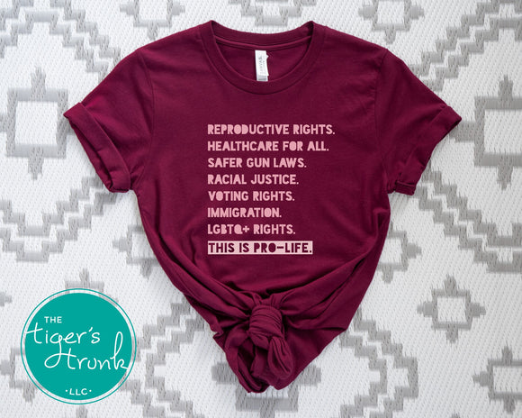 Equality Shirt | This is Pro-Life | Short-Sleeve Shirt