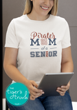 Math Team Shirt | Mascot Shirt | Math Team Mom of a Senior | Class of 2024 | Short-Sleeve Shirt