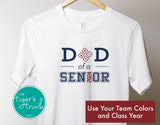 Math Team Shirt | Math Team Dad of a Senior | Class of 2024 | Short-Sleeve Shirt