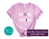 Math Team Shirt | Math Team Mom of a Senior | Class of 2024 | Short-Sleeve Shirt