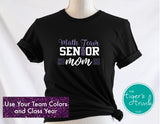 Senior Shirt | Math Team Shirt | Math Team Senior Mom | Class of 2024 | Short-Sleeve Shirt