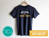 Math Team Shirt | Mascot Shirt | Short-Sleeve Shirt