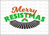 Christmas Card | Merry Resistmas | Instant Download | Printable Card