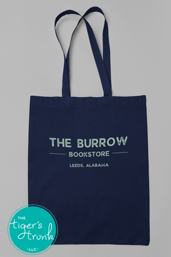 WHOLESALE and EMPLOYEES | The Burrow Bookstore | Canvas Shopping Bag | Leeds, AL