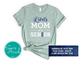 Senior Shirt | Mascot Shirt | Class of 2024 | Mom of a Senior | Short-Sleeve Shirt