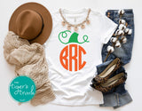 Fall Shirt | Monogrammed Pumpkin | Short-Sleeve Shirt