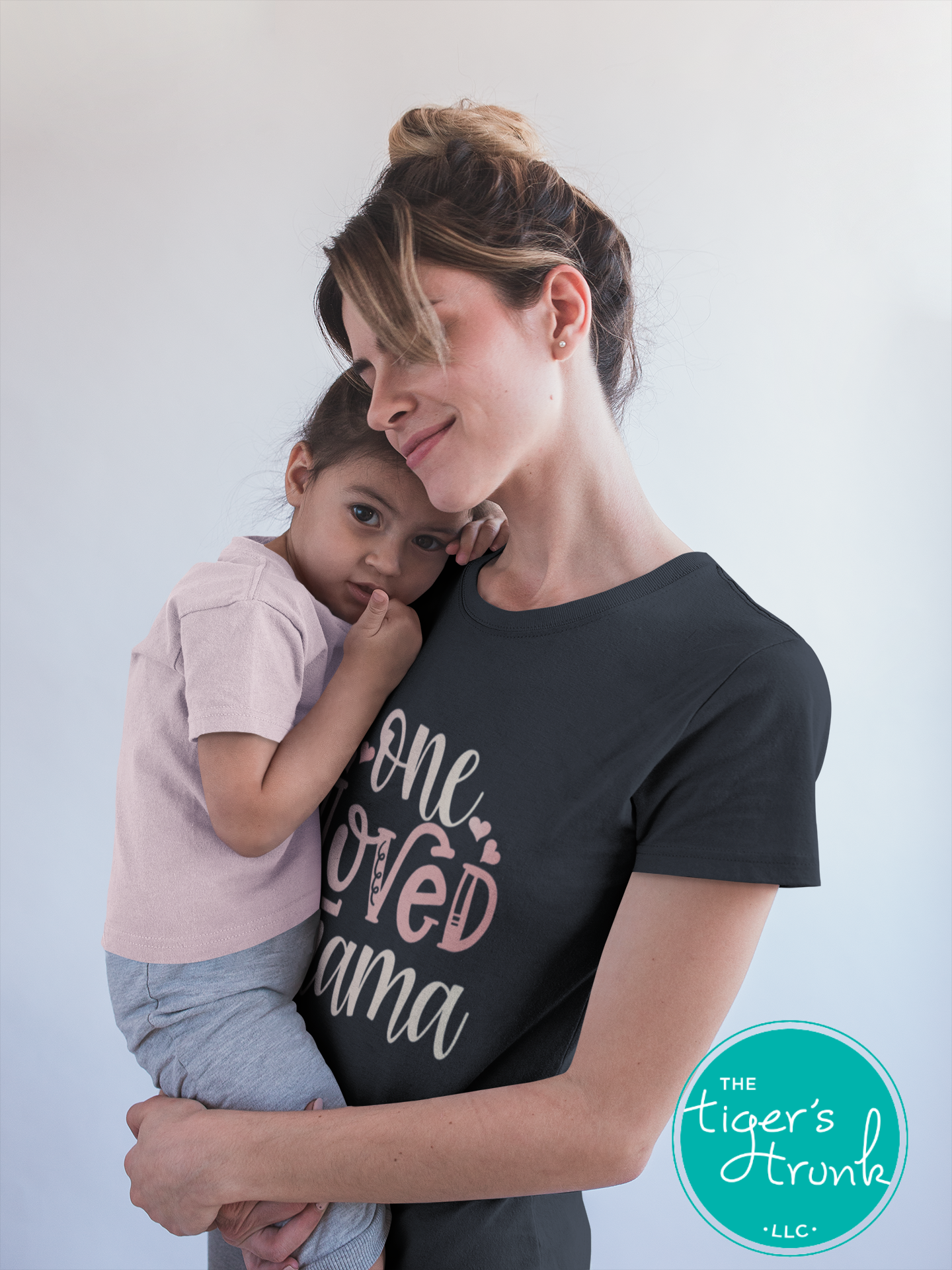 One Loved Mama Valentine’s Day shirt, a cute and casual holiday t-shirt for moms, perfect for family gatherings or everyday wear.