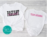 Pageant Shirt | Personalized Pageant Aunt | Short-Sleeve Shirt | Long-Sleeve Shirt