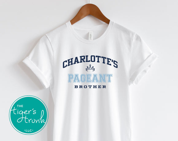 Pageant Shirt | Personalized Pageant Brother | Short-Sleeve Shirt