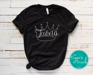 Pageant Shirt | Personalized Pageant | Monochromatic Short-Sleeve Shirt | Long-Sleeve Shirt