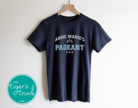Pageant Shirt | Personalized Pageant Dad | Short-Sleeve Shirt