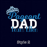 Pageant Decal | Personalized Pageant Mom | Heat Transfer Vinyl Decal