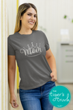 Pageant Shirt | Personalized Pageant Mom | Monochromatic Short-Sleeve Shirt