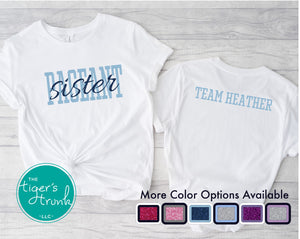 Pageant Shirt | Personalized Pageant Sister | Short-Sleeve Shirt | Long-Sleeve Shirt