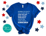 Patriotic Shirt | Independence Day | 4th of July | Human Rights Shirt | This is Pro-Life | Short-Sleeve Shirt