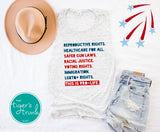 Patriotic Shirt | Independence Day | 4th of July | Human Rights Shirt | This is Pro-Life | Short-Sleeve Shirt