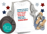 Patriotic Shirt | Independence Day | 4th of July | Human Rights Shirt | This is Pro-Life | Short-Sleeve Shirt