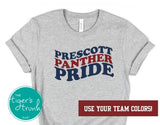 Team Spirit Shirt | Personalized Mascot Shirt | Personalized School Shirt | Short-Sleeve Shirt