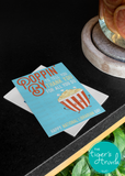Librarian Appreciation Week Card | Poppin' By To Tell You Thank You for All You Do | Instant Download | Printable Card