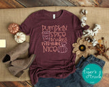 Fall Shirt | Pumpkin Spice Makes Everything Nice | Tone on Tone | Short-Sleeve Shirt