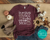 Fall Shirt | Pumpkin Spice Makes Everything Nice | Short-Sleeve Shirt