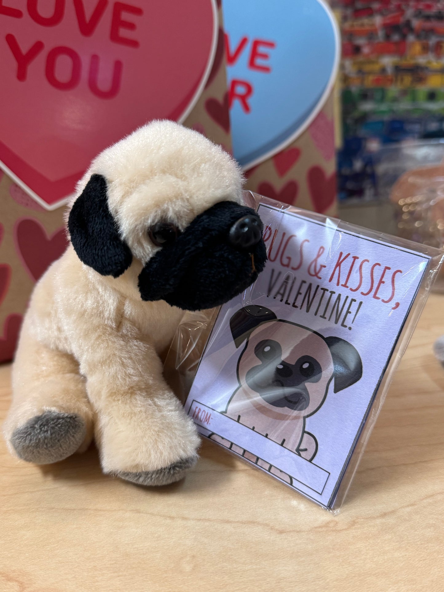 Dog-Themed So Doggone Cute Puppy Printable Valentine's Cards