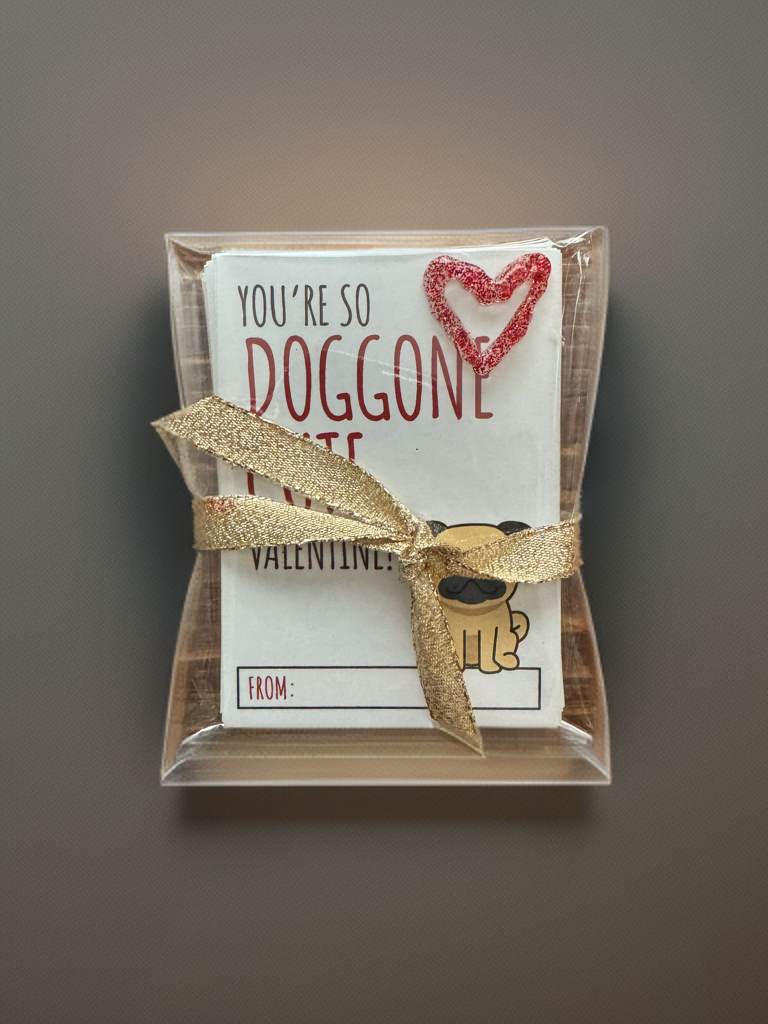 So Doggone Cute Valentine cards featuring adorable puppies, perfect for classroom exchanges and Valentine’s celebrations.