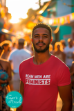 Equality Shirt | Women's Rights | Women's Strike | Real Men are Feminists | Red Shirt