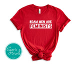 Equality Shirt | Women's Rights | Women's Strike | Real Men are Feminists | Red Shirt
