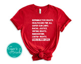 Equality Shirt | Women's Rights | Reproductive Rights | This is Pro-Life | Short-Sleeve Shirt