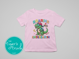 Back to School Shirt | Dinosaur Shirt | Roaring Into Kindergarten | Short-Sleeve Shirt