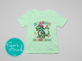 Back to School Shirt | Dinosaur Shirt | Roaring Into Second Grade | Short-Sleeve Shirt